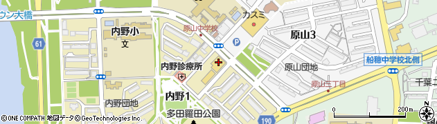 くすりの福太郎印西内野店周辺の地図