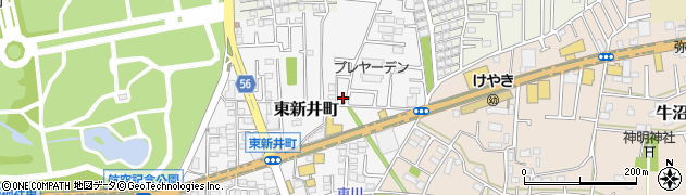 埼玉県所沢市東新井町765周辺の地図