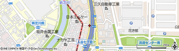 入谷７（北）周辺の地図