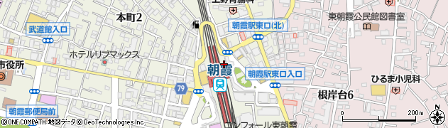 埼玉りそな銀行東武東上線朝霞駅東口 ＡＴＭ周辺の地図