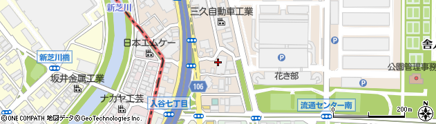 東京都足立区入谷7丁目3周辺の地図