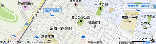松戸市　常盤平児童福祉館周辺の地図