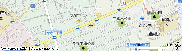 コメリハード＆グリーン青梅今寺店周辺の地図
