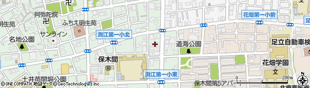 東京都足立区保木間3丁目30周辺の地図