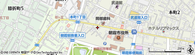 武蔵野銀行朝霞支店周辺の地図