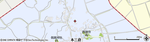 千葉県香取郡多古町本三倉898周辺の地図