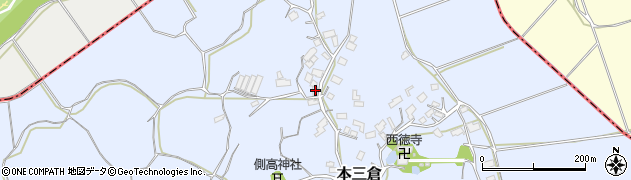 千葉県香取郡多古町本三倉788周辺の地図