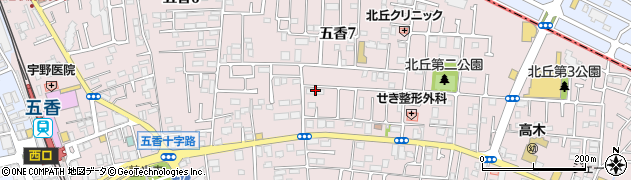 読売新聞　金ヶ作五香サービスセンター周辺の地図