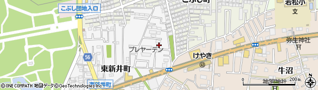 埼玉県所沢市東新井町1185周辺の地図