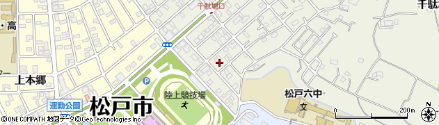 千葉県松戸市千駄堀1669周辺の地図