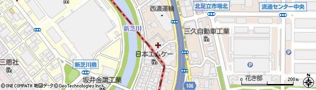 東京都足立区入谷7丁目20-2周辺の地図