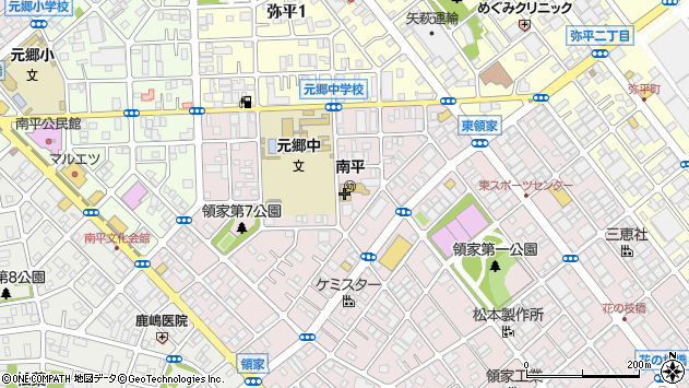 〒332-0003 埼玉県川口市東領家の地図