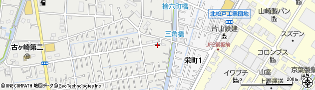 千葉県松戸市古ケ崎1097周辺の地図