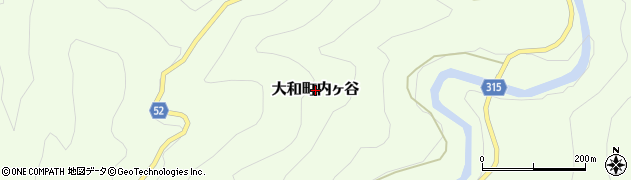 岐阜県郡上市大和町内ヶ谷周辺の地図