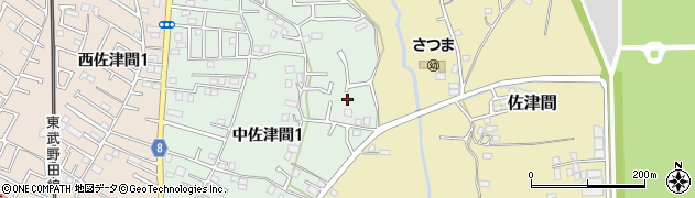 中佐津間公園周辺の地図