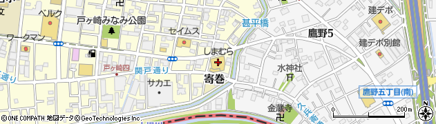 ファッションセンターしまむら戸ヶ崎店周辺の地図