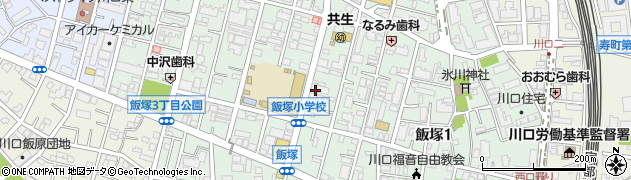 埼玉県川口市飯塚周辺の地図