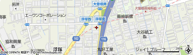 有限会社芦川建材店周辺の地図