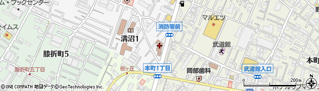 埼玉県南西部消防本部　指令統括課周辺の地図