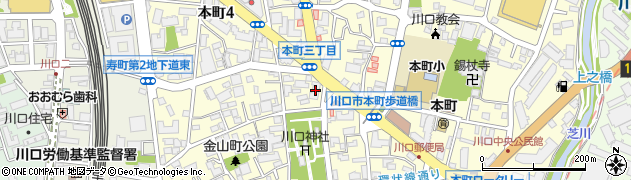 ニッポンレンタカー川口本町営業所周辺の地図