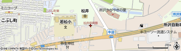 松井保育園周辺の地図