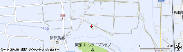 長野県伊那市西春近（沢渡）周辺の地図