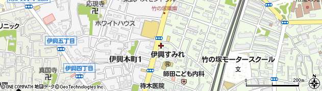 東京都足立区東伊興3丁目3-15周辺の地図