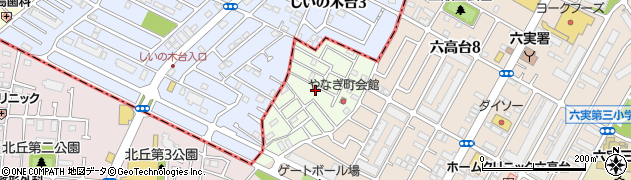 千葉県松戸市六高台西周辺の地図