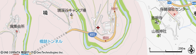 東京都奥多摩町（西多摩郡）境周辺の地図