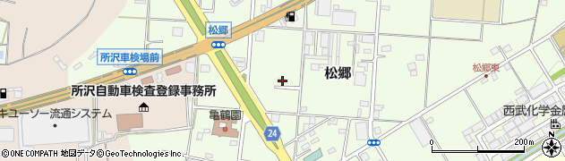 埼玉県所沢市松郷242周辺の地図