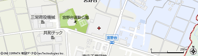 中島硝子工業株式会社　関東東庄工場周辺の地図