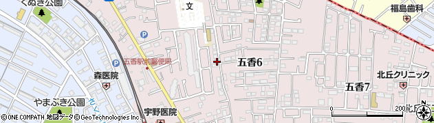 千葉県松戸市金ケ作419周辺の地図