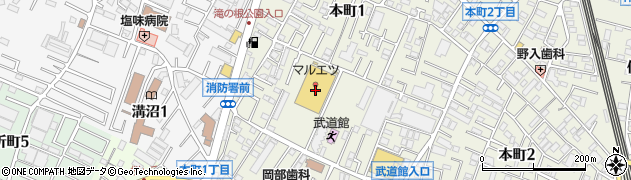 埼玉りそな銀行マルエツ朝霞店 ＡＴＭ周辺の地図