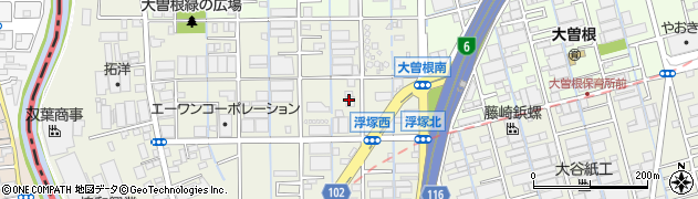 植木生コン株式会社　事務所周辺の地図