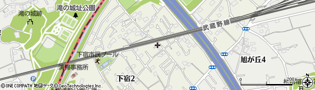 東京都清瀬市下宿周辺の地図