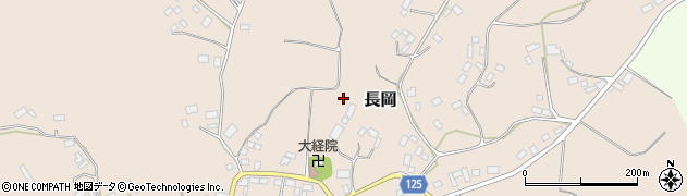 千葉県香取市長岡周辺の地図