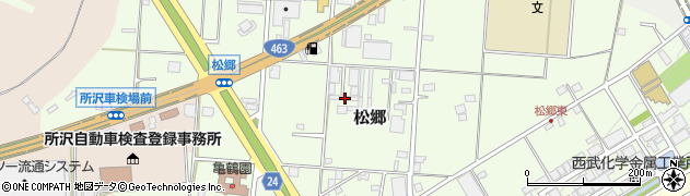 埼玉県所沢市松郷233周辺の地図