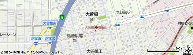 埼玉県八潮市大曽根1515周辺の地図