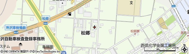 埼玉県所沢市松郷214周辺の地図