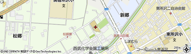 埼玉県所沢市松郷153周辺の地図