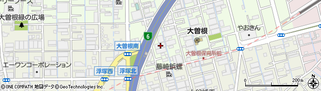 埼玉県八潮市大曽根1466周辺の地図