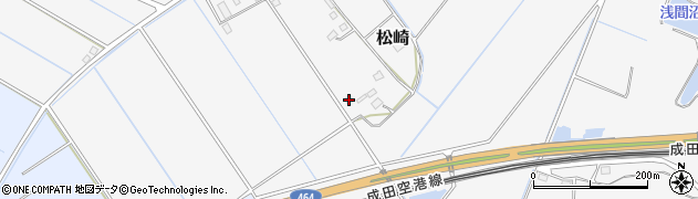 千葉県成田市松崎2582周辺の地図