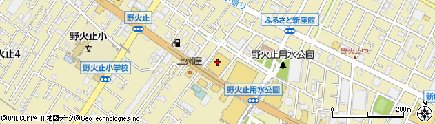コジマ×ビックカメラ新座店周辺の地図