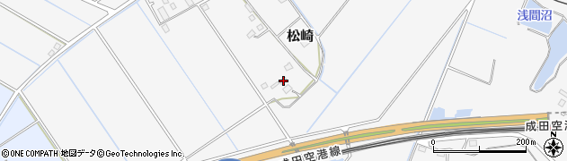 千葉県成田市松崎2581周辺の地図