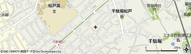 千葉県松戸市千駄堀1808周辺の地図