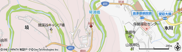 桧村周辺の地図