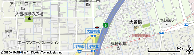 埼玉県八潮市大曽根1420周辺の地図