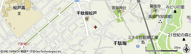 千葉県松戸市千駄堀1860周辺の地図