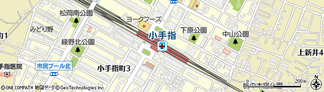 埼玉県所沢市周辺の地図