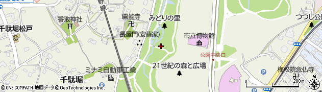 千葉県松戸市千駄堀713周辺の地図